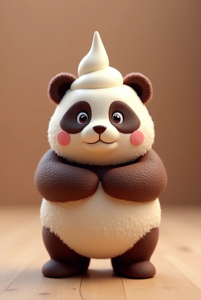 Ads comparing rich, smooth ice cream to a soft, cuddly panda 