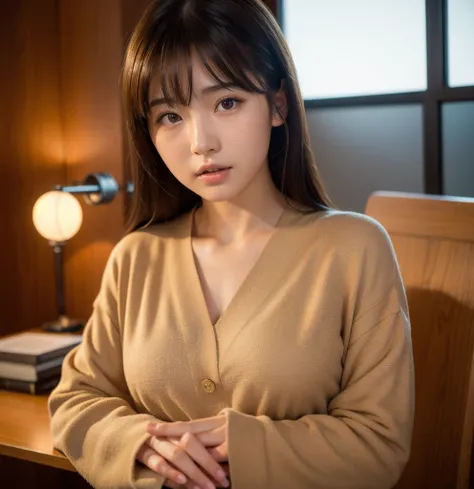 The best quality, face focus, soft light, ultra high resolution, (photorealistic:1.4), RAW photo,
1 Japanese girl, Alone, beautiful, (student, lights in the eyes),  beautiful and detailed face, (Small chest),(High resolution detail of human skin texture.),...