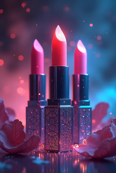 Generate me a background for a web page about lipsticks 
"mood magic" that change color depending on your mood

