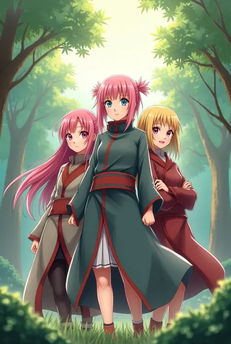 Hinata with Sakura and Ino

