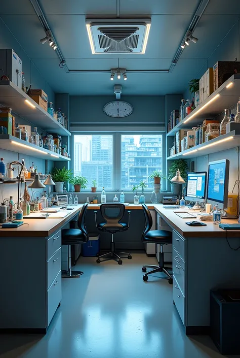 i make lab at my room by 13by15 feet in this all type like camsitry lab biology lab phyicas and spce workspace lab all this and pc workspace
make more good