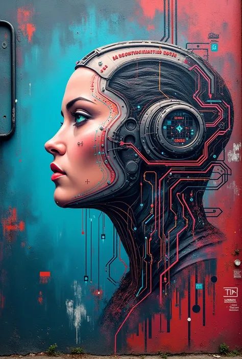  A futuristic graffiti artist Name: "Nexus"

style: It fuses elements of science fiction, technology and surrealism to create works that reflect the interconnection between man and machine.

techniques:

- Use of neon and metallic colors - Incorporation of...