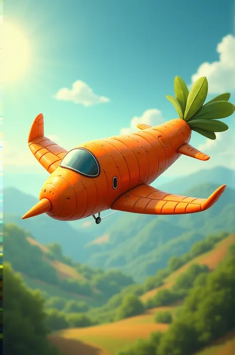 Carrot airplane 