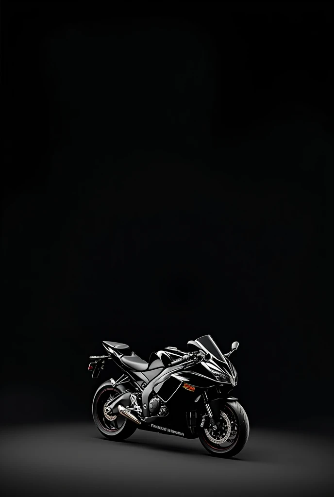 Sports Bike Zx10r with black background 