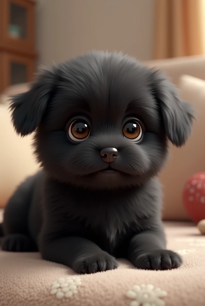 Make dog black make cute