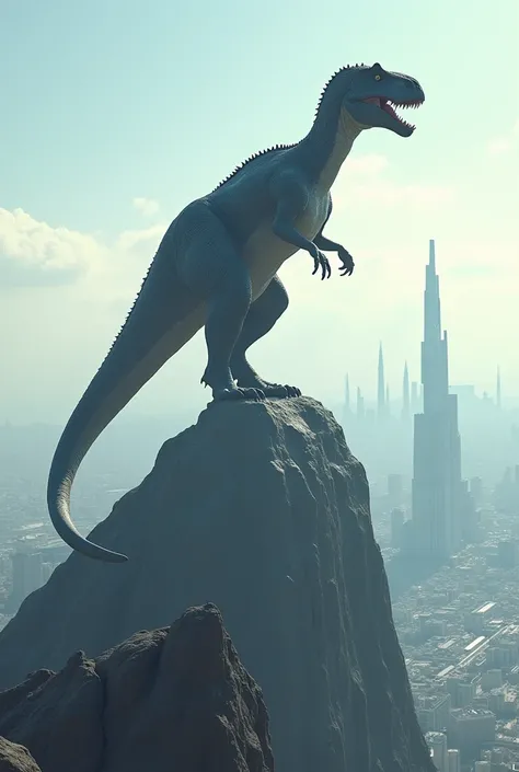 A dinosaur on top of a mt03 2025