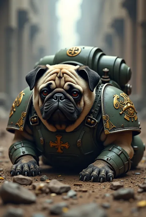 Pug Space Marine Warhammer 40000 lies
