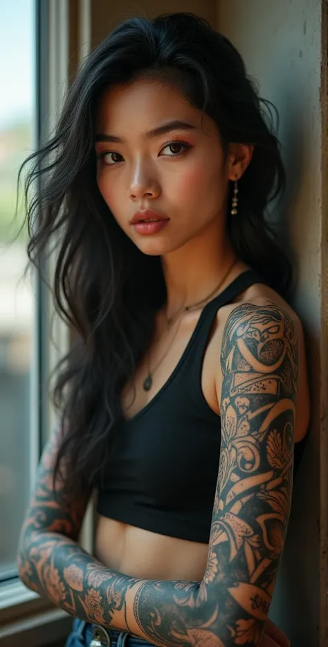 young，Student hottie，Tattoo Arm