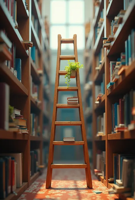 ladder，growing，Showing infectious and realistic pictures，Learning atmosphere
