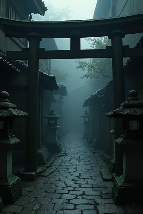 2. The road has changed、The moment you get lost in an unknown place: sudden、The familiar streets have disappeared、A dark alley lined with old torii gates and abandoned shrine-like buildings。You can see the unique Japanese stone paving and moss-covered ston...