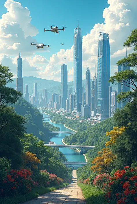 Imagine the Philippines 10 years from now. What do you see? Draw the major technological advances that you see that would shape our countrys development and progress.