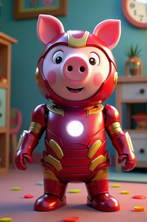 PEPPA PIG DRESSED UP AS AN IRON MAN PEPPA-IRON