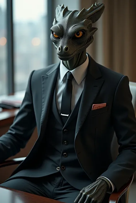 Create me a karze in a suit