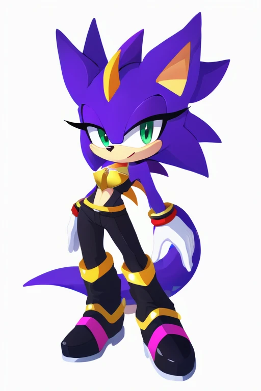 Female furry black rudragon sonic style 