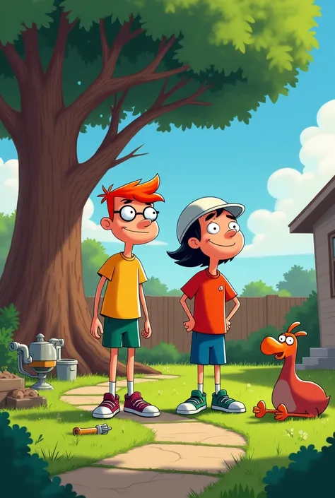 Phineas Flynn and Ferb Fletcher 