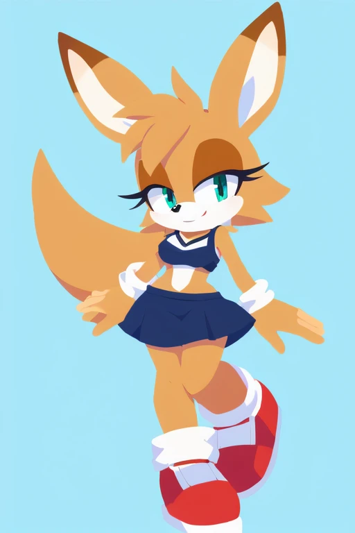 Female furry kangaroo sonic style 