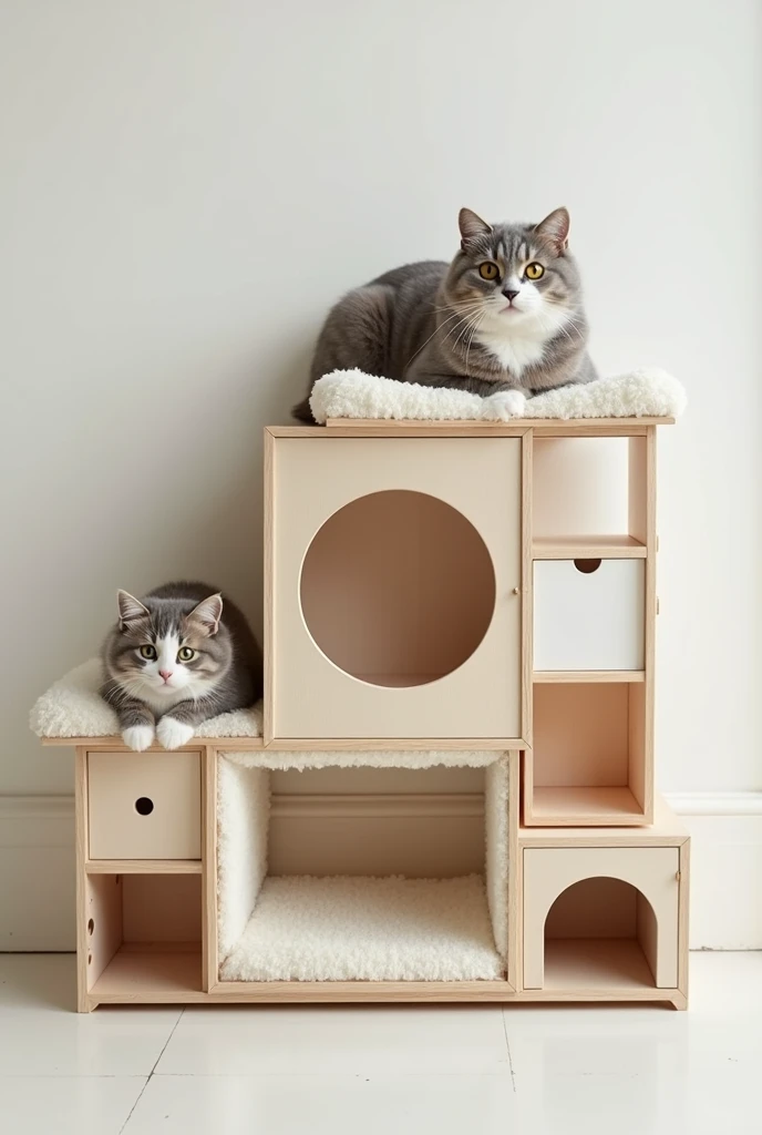 Consider free-assembly cat furniture, especially furniture.、It&#39;s cat furniture, but it has to look like an object and be usable by cats. I want something simple and easy to make.