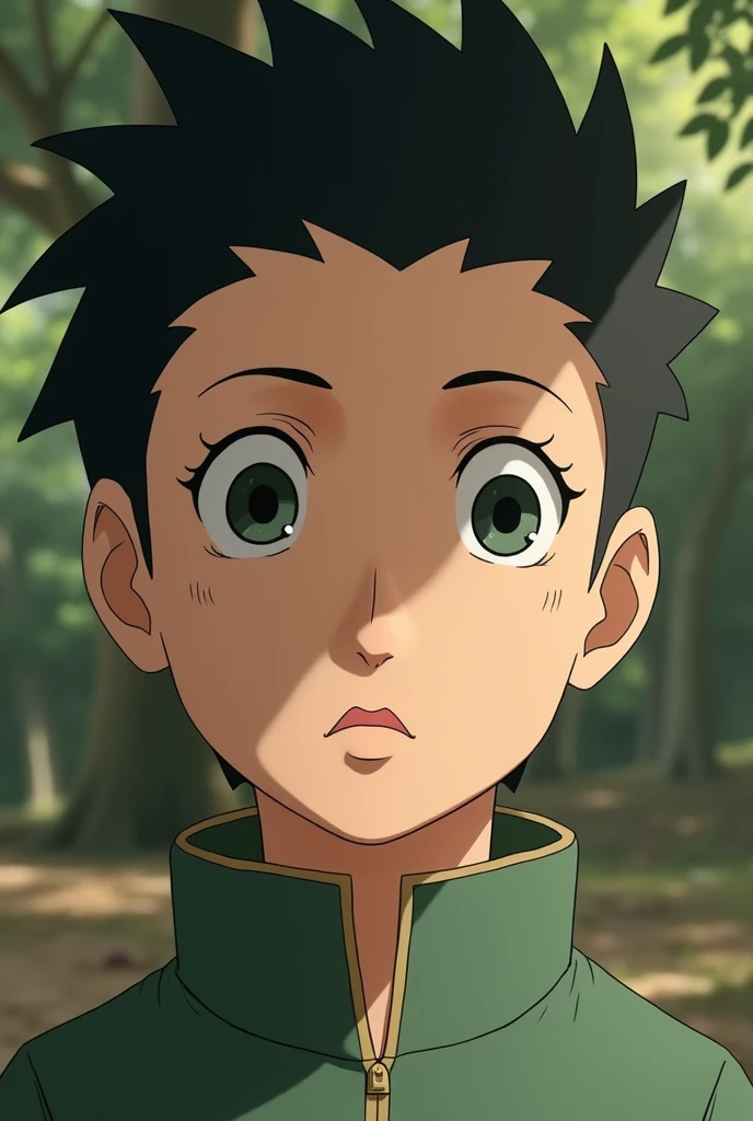 1boy, portrait of Shikamaru Nara from Naruto anime series, Ghibli art style, detailed facial features, beautiful detailed eyes, beautiful detailed lips, extremely detailed face, long eyelashes, intricate character design, cinematic lighting, warm color pal...