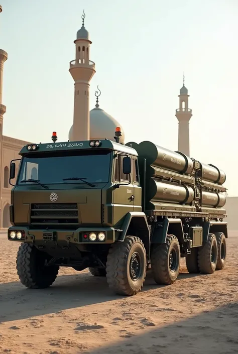 If modern military rocket launcher trucks are produced in modern Samarkand