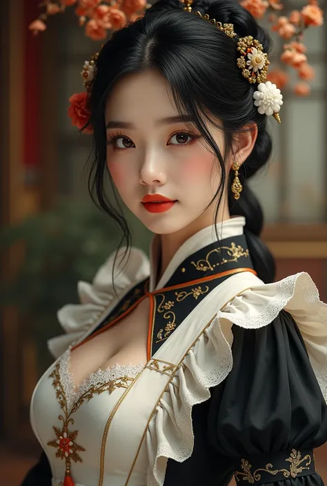 Oriental women&#39;s maid outfit