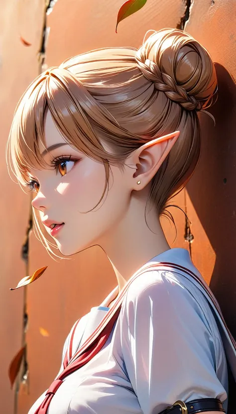 (masterpiece,best quality, 16K portrait, UHD, extremely detailed the work, detailed beautiful face and skin and hair and nape) 
BREAK (ultra-realistic-comic-illustration style),(contour-emphasis) 
BREAK (1 elf,adult-woman,medium breasts,slender body),({lig...