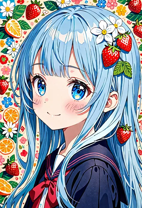 masterpiece, best quality, extremely detailed, (illustration, official art:1.1), 1 girl ,(((( light blue long hair)))), ,(((( light blue long hair)))),light blue hair, , long hair ((blush)) , cute face, big eyes, masterpiece, best quality,(((((a very delic...