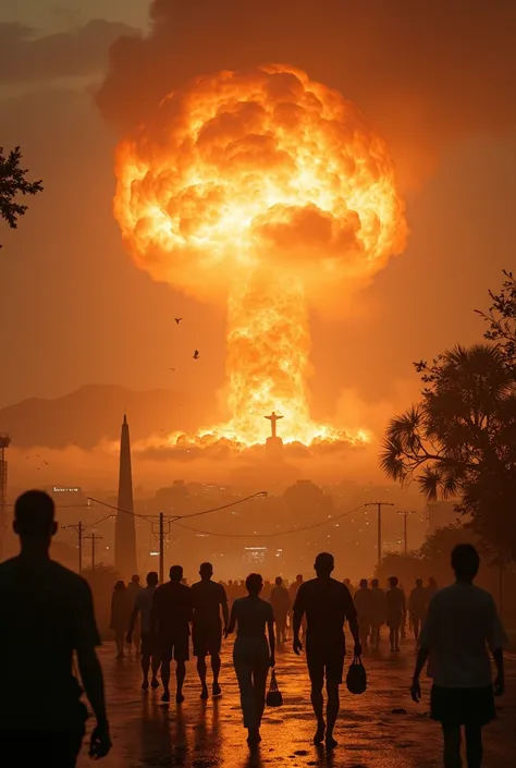 a nuclear explosion in the city of rio de janeiro brazil