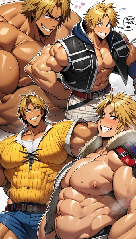 highest quality,huge muscles,full color,tidus,massive ,smile wickedly,open shirt,shake hard,devil&#39;s wings and tail,huge erec...