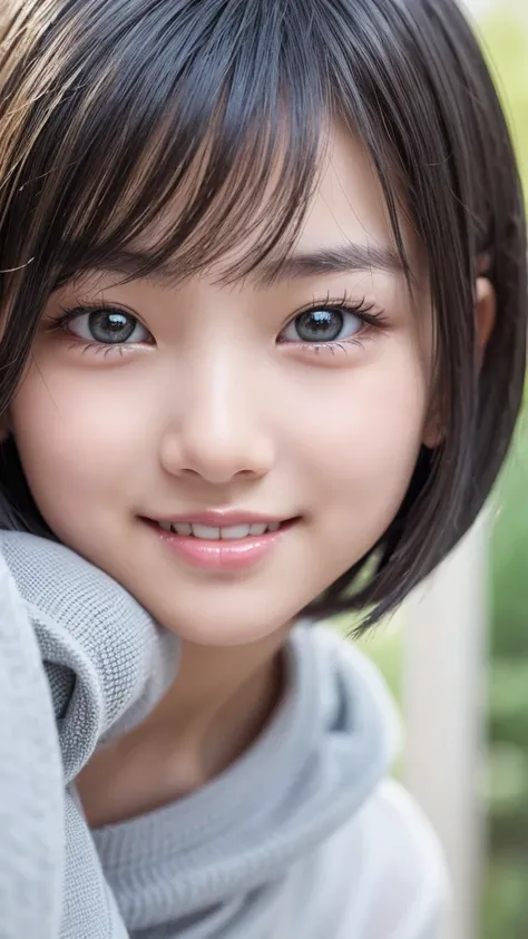 、Japanese
、Gray Hair
、White skin
、Transparency
、beautiful girl
、bridge of the nose
、Transparency
 、Thin lips
、Short Hair、Mesh Hair
、stare
、Large pupils、Staring with moist eyes、Shine、An inviting gaze、Beautiful pose、An inviting gaze、Cute Smile、Open your mout...