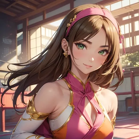 Masterpiece, Best Quality, High Details, HD, High Quality, High Resolution, Textured Skin, Anatomically Correct, fantasy, solo character.
{{(A 40-years-old japanese girl:(she has: pale skin. Green asian-shaped-eyes. Mediumlength straight brown hair. Absolu...