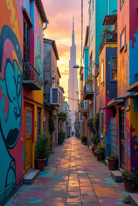 In city shadows where whispers breathe,
Colors burst forth as dreams bequeath,
A canvas of surfaces, once bare and bland,
Now tell the stories of a vibrant land.


A splash of azure, a stroke of gold,
Graffiti tales of the brave and bold,
Vivid visions tha...