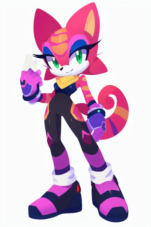 Female furry chameleon sonic style 