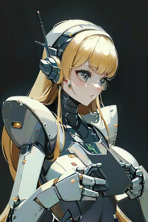 (masterpiece),(Highest quality),(Super detailed),(Best illustrations),(Best Shadow),(Absurd),(Detailed Background),(so beautiful), 16K, 8K, 4K,(Best Shadow),robotization,woman ,big bust,Robot Joint ,Metal skin,Black robot Suit,long hair,a black robot suit ...