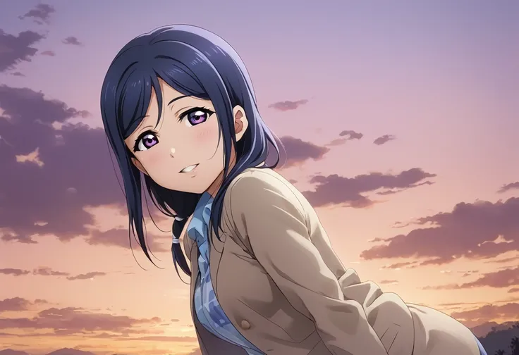 Love Live adult Kanan Matsuura, masterpiece, highest quality, figured, solo, fascinating, fantastic background