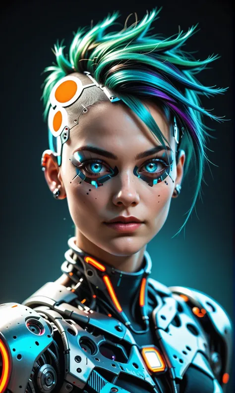 (masterpiece:1.2),(Highest quality),(Super detailed),(Ultra-high resolution),(Best illustrations),8k,wallpaper,Beautiful female cyborg,whole body,psychedelic,Vector art,Layered textures,progressive,pop,sf,cyber punk,Super sexy:2.0