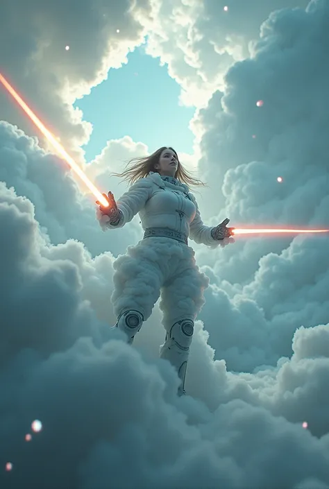 
 inconceivable and spectacular an emergency scene of a cloud figure Sophie Turner in a 宇宙の cloud, nebula,A living presence, whirlwind, spinning, Unrealistic, High contrast, Symbolism, magic, Mysterious,  Surreal, Supersaturation, 8k、Woman in combat suit、r...