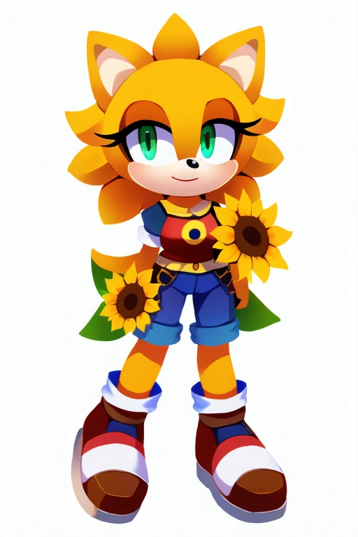 Female sunflower sonic style 