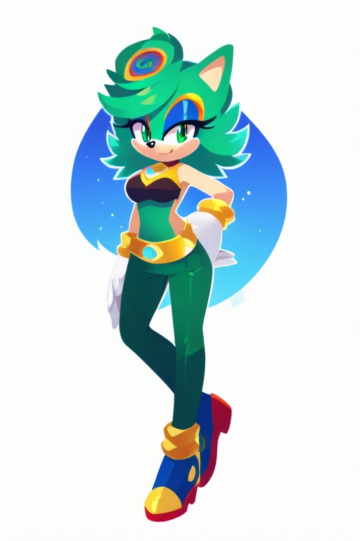 Female peacock sonic style 