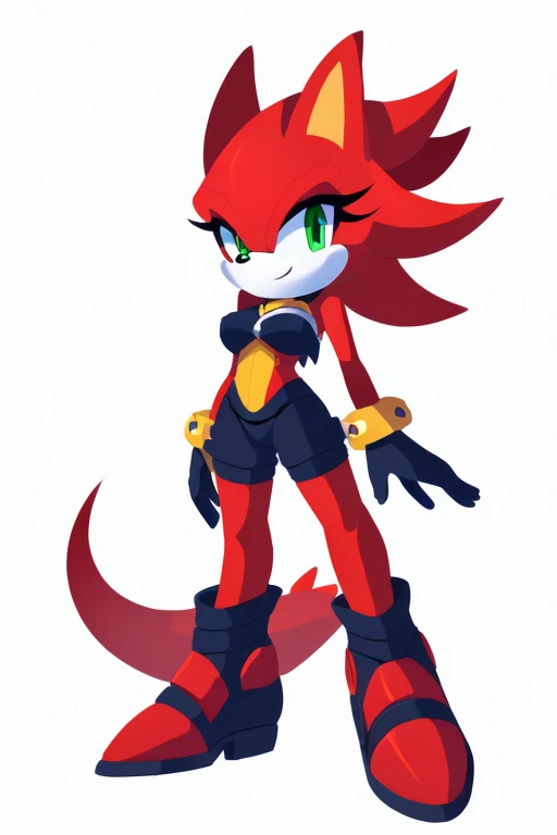 Female red dragon sonic style 