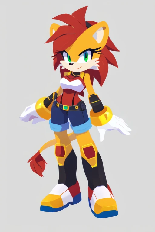 Female lion sonic style 