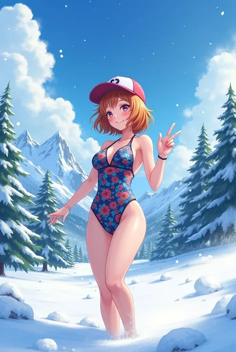 Hokkaido Swimsuit Winter Anime