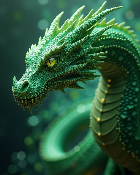 hyper detailed photorealistic realistic green dragon,data visualization dragon,abstract data dragon,algorithmic data dragon,dynamic data visualization,real-time data visualization,large scale data visualization,data processing creature,data science dragon,...