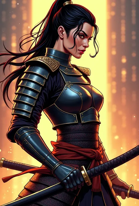 Comic charector Women Samurai June: A skilled warrior and Marcuss ally.