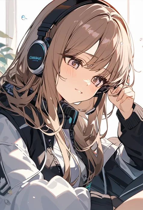 Girl listening to music