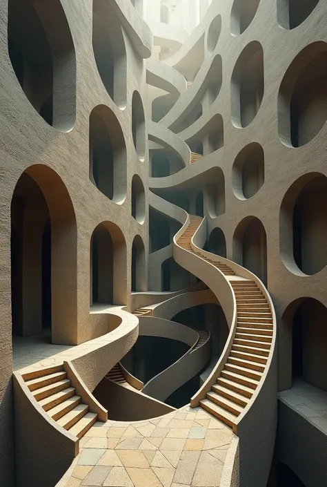 Escher,An impossible maze,closed space