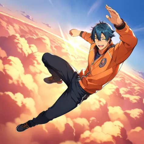 score_9, score_8_up, score_7_up, rating_explicit, source_anime, 1boy, singing, happy, dynamic pose, dynamic angle, stylish, jewe...