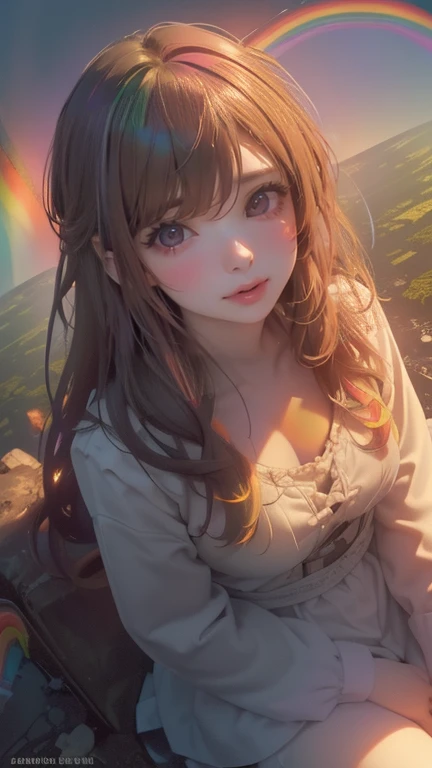 {masterpiece},{The best},{((Beautiful girl with dirty face, messy long hair, Big eyes with dark circles, drugged, Dilated pupils, ruined clothes, Sitting in a puddle, Broken walls, The sky is full of dark clouds, {Unity wallpaper extremely detailed 8k CG},...