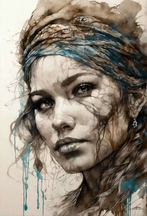 mulher velha carne griffiths, by greg rutkowski
