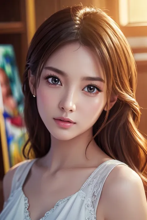 ((Best Quality)),(超High resolution),(Very detailed),(Detailed Description),((The best CG)),(masterpiece),Ultra-detailed art、(Best Quality、8k、32K、masterpiece)、(Realistic)、(Realistic:1.2)、(High resolution)、Very detailed、Very beautiful face and eyes、1 female、...