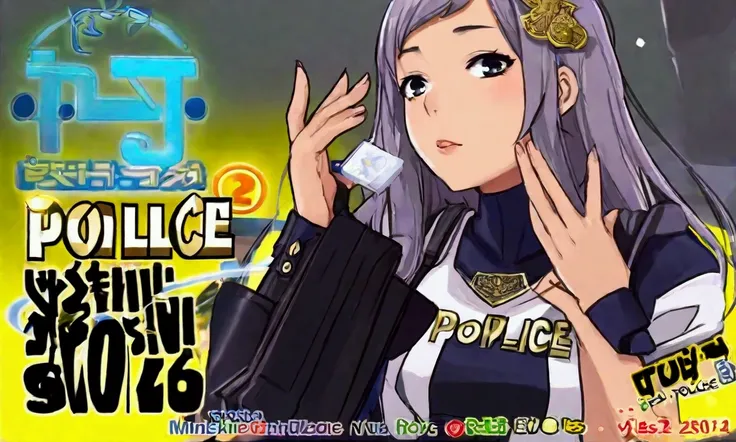 cute yuna (age 25, sexy outfit with miniskirt, PSI police emblem) she is touching her head withher hand and has a surprised expression, she has a corona of swirling psychic energy, Bangkok
